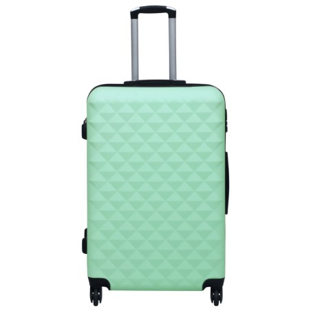 vidaXL Juego de maletas rígidas con ruedas 2 piezas ABS verde menta