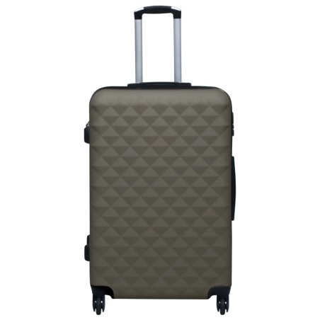 vidaXL Juego de maletas rígidas con ruedas 2 piezas ABS gris antracita