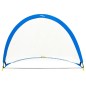 vidaXL Portería de fútbol 2 uds bolsa almacenaje 183x117,5x120,5 cm vidaXL Portería de fútbol 2 uds bolsa almacenaje 183x117,5x120,5 cm