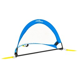 vidaXL Portería de fútbol infantil 2 uds bolsa almacenaje 75,5x46x48cm
