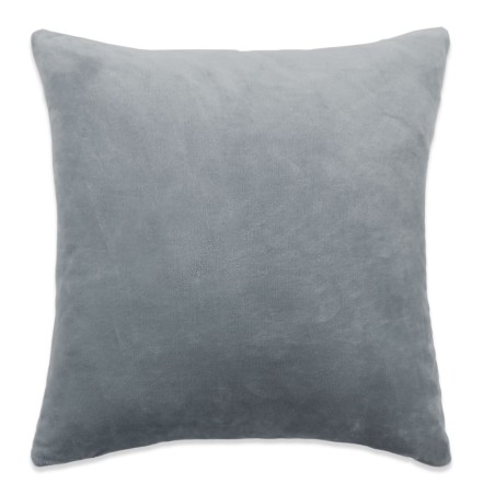 vidaXL Fundas de cojín de tela 40x40 cm gris 4 unidades