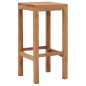 vidaXL Taburetes de barra de cocina 2 unidades madera maciza de teca vidaXL Taburetes de barra de cocina 2 unidades madera maciza de teca