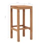 vidaXL Taburetes de barra de cocina 2 unidades madera maciza de teca vidaXL Taburetes de barra de cocina 2 unidades madera maciza de teca