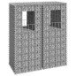 vidaXL Cestas postes de gaviones 2 unidades hierro 40x40x100 cm vidaXL Cestas postes de gaviones 2 unidades hierro 40x40x100 cm