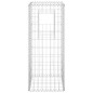 vidaXL Cestas postes de gaviones 2 unidades hierro 40x40x100 cm vidaXL Cestas postes de gaviones 2 unidades hierro 40x40x100 cm