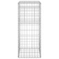 vidaXL Cestas postes de gaviones 2 unidades hierro 40x40x100 cm vidaXL Cestas postes de gaviones 2 unidades hierro 40x40x100 cm