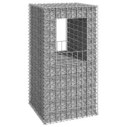 vidaXL Cesta poste de gaviones de hierro 50x50x100 cm