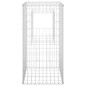 vidaXL Cesta poste de gaviones de hierro 50x50x100 cm