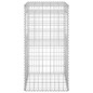 vidaXL Cesta poste de gaviones de hierro 50x50x100 cm