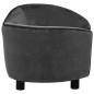 vidaXL Sofá para perros felpa gris oscuro 69x49x40 cm vidaXL Sofá para perros felpa gris oscuro 69x49x40 cm