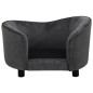vidaXL Sofá para perros felpa gris oscuro 69x49x40 cm vidaXL Sofá para perros felpa gris oscuro 69x49x40 cm