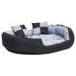 vidaXL Cojín para perro reversible y lavable gris y negro 110x80x23 cm vidaXL Cojín para perro reversible y lavable gris y negro 110x80x23 cm