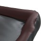 vidaXL Cama para perros de cuero sintético negro y marrón 105x80x25 cm vidaXL Cama para perros de cuero sintético negro y marrón 105x80x25 cm