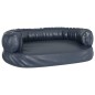 vidaXL Cama para perros de espuma cuero sintético azul oscuro 60x42 cm vidaXL Cama para perros de espuma cuero sintético azul oscuro 60x42 cm