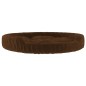 vidaXL Cama para perros de felpa marrón 70x55x23 cm vidaXL Cama para perros de felpa marrón 70x55x23 cm