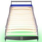 vidaXL Cama infantil con forma de coche carreras y LED 90x200 cm azul vidaXL Cama infantil con forma de coche carreras y LED 90x200 cm azul