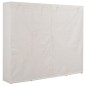 vidaXL Armario de tela blanco 200x40x170 cm vidaXL Armario de tela blanco 200x40x170 cm