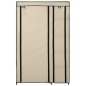 vidaXL Armarios plegables 2 unidades de tela color crema 110x45x175 cm vidaXL Armarios plegables 2 unidades de tela color crema 110x45x175 cm
