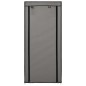 vidaXL Mueble zapatero con funda de tela gris 58x28x106 cm vidaXL Mueble zapatero con funda de tela gris 58x28x106 cm