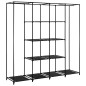 vidaXL Armario con 4 compartimentos negro 175x45x170 cm vidaXL Armario con 4 compartimentos negro 175x45x170 cm