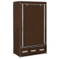 vidaXL Armario de tela marrón 87x49x159 cm vidaXL Armario de tela marrón 87x49x159 cm