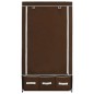 vidaXL Armario de tela marrón 87x49x159 cm vidaXL Armario de tela marrón 87x49x159 cm