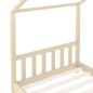vidaXL Estructura de cama infantil de madera maciza de pino 70x140 cm vidaXL Estructura de cama infantil de madera maciza de pino 70x140 cm