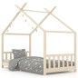 vidaXL Estructura de cama infantil de madera maciza de pino 90x200 cm vidaXL Estructura de cama infantil de madera maciza de pino 90x200 cm