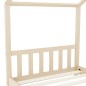 vidaXL Estructura de cama infantil de madera maciza de pino 90x200 cm vidaXL Estructura de cama infantil de madera maciza de pino 90x200 cm