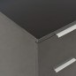 vidaXL Aparador de madera de ingeniería negro brillante 60x35x80 cm vidaXL Aparador de madera de ingeniería negro brillante 60x35x80 cm