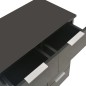 vidaXL Aparador de madera de ingeniería negro brillante 60x35x80 cm vidaXL Aparador de madera de ingeniería negro brillante 60x35x80 cm