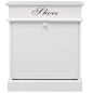 vidaXL Mueble zapatero de madera de Paulownia blanco 50x28x58 cm vidaXL Mueble zapatero de madera de Paulownia blanco 50x28x58 cm