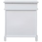 vidaXL Mueble zapatero de madera de Paulownia blanco 50x28x58 cm vidaXL Mueble zapatero de madera de Paulownia blanco 50x28x58 cm