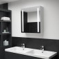vidaXL Mueble de baño con espejo LED 60x14x62 cm