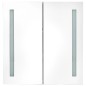vidaXL Mueble de baño con espejo LED 60x14x62 cm