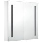 vidaXL Mueble de baño con espejo LED 60x14x62 cm