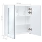 vidaXL Mueble de baño con espejo LED 60x14x62 cm