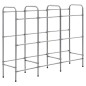 vidaXL Estantería almacenaje para 9 cajas acero plateado 145x33x116 cm vidaXL Estantería almacenaje para 9 cajas acero plateado 145x33x116 cm