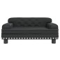 vidaXL Sofá para niños de cuero sintético negro 70x45x30 cm vidaXL Sofá para niños de cuero sintético negro 70x45x30 cm