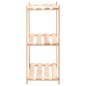 vidaXL Estantería almacenaje 3 niveles madera pino maciza 150 kg vidaXL Estantería almacenaje 3 niveles madera pino maciza 150 kg