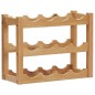 vidaXL Botellero para 12 botellas madera maciza de roble 47x21x36 cm vidaXL Botellero para 12 botellas madera maciza de roble 47x21x36 cm