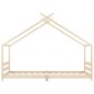 vidaXL Estructura de cama infantil de madera maciza de pino 90x200 cm vidaXL Estructura de cama infantil de madera maciza de pino 90x200 cm