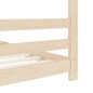 vidaXL Estructura de cama infantil de madera maciza de pino 90x200 cm vidaXL Estructura de cama infantil de madera maciza de pino 90x200 cm