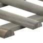 vidaXL Bordes de jardín 10 unidades madera de abeto 4,4 m