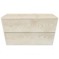 vidaXL Mesas de jardín 2 uds madera de abeto impregnada 60x60x30 cm vidaXL Mesas de jardín 2 uds madera de abeto impregnada 60x60x30 cm