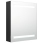vidaXL Armario de baño con espejo negro 50x14x60 cm vidaXL Armario de baño con espejo negro 50x14x60 cm