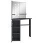 vidaXL Tocador de esquina con LED gris 111x54x141,5 cm vidaXL Tocador de esquina con LED gris 111x54x141,5 cm