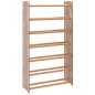 vidaXL Mueble zapatero de madera contrachapada marrón 65x24x117 cm vidaXL Mueble zapatero de madera contrachapada marrón 65x24x117 cm