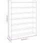 vidaXL Mueble zapatero de madera contrachapada gris 90x24x117 cm vidaXL Mueble zapatero de madera contrachapada gris 90x24x117 cm
