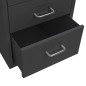 vidaXL Armario archivador móvil metal antracita 28x41x69 cm vidaXL Armario archivador móvil metal antracita 28x41x69 cm